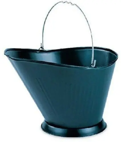 Panacea 15341 Heavy-Duty Black Fireplace Ash Bucket – Pack of 4