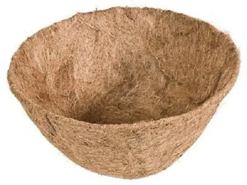 Panacea 88594 18″ Round Coconut Coir Hanging Basket Liner – 2-Pack