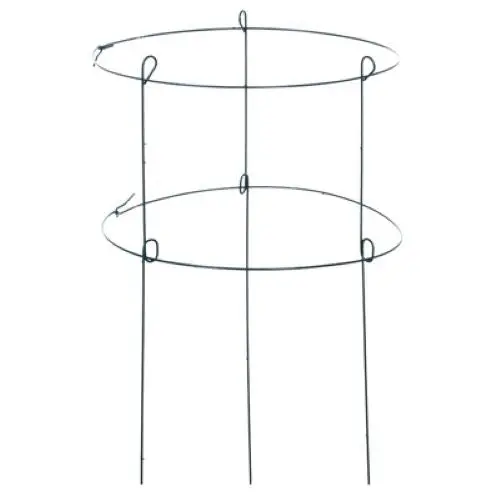 Panacea 89322GT Double-Green Metal Peony Ring Support – 18″ W × 36″ L – Pack of 6