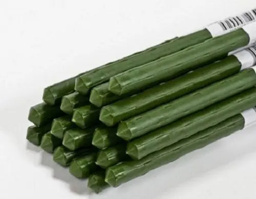 Panacea 89786 Green-Coated Metal Plant Stakes – 3 ft (36″), 20 Stakes