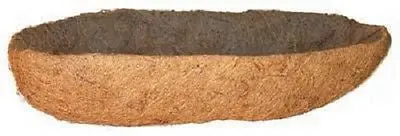 Panacea Coco Liner for Trough & Window Box Planters – 36-Inch, Single Unit
