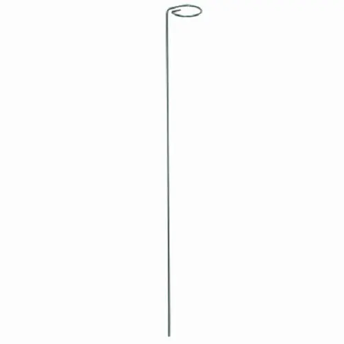 Panacea Single-Loop Green Metal Plant Stakes – 18″ x 1-1/4″ (24-Pack)