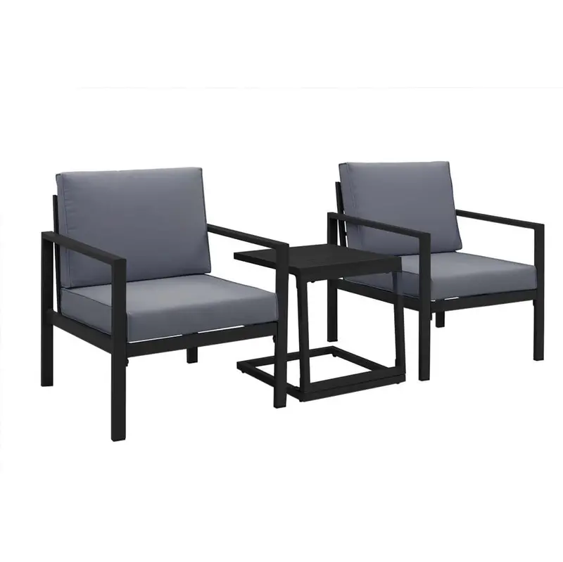 Patioflare Sam 3-Piece Aluminum Outdoor Chat Set