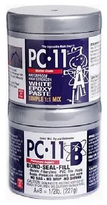 PC-11 White Marine Epoxy, 1 lb – Pack of 6