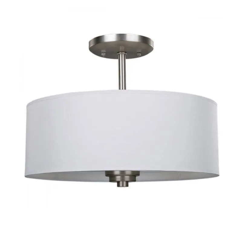 Pier Semi-Flush Mount – Canarm Brushed Pewter 3-Light Fixture (ISF280A03BPT)