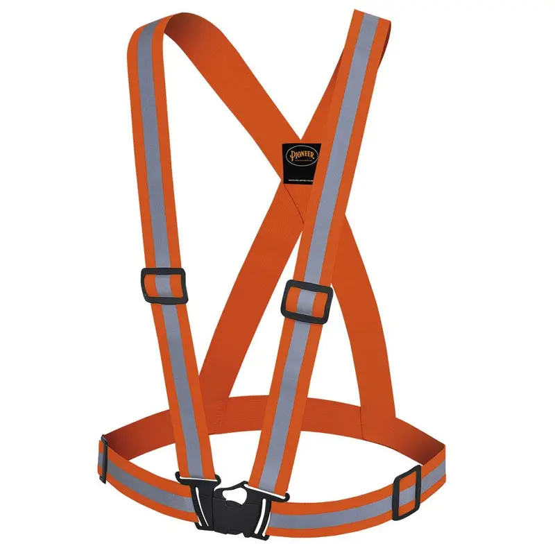 Pioneer 1.5-Inch Elastic High-Visibility Safety Sash – Models 5496 / 5498