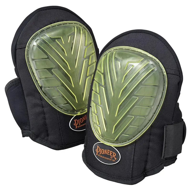 Pioneer Black Gel-Filled Knee Pads – Lightweight Support for Daily Use