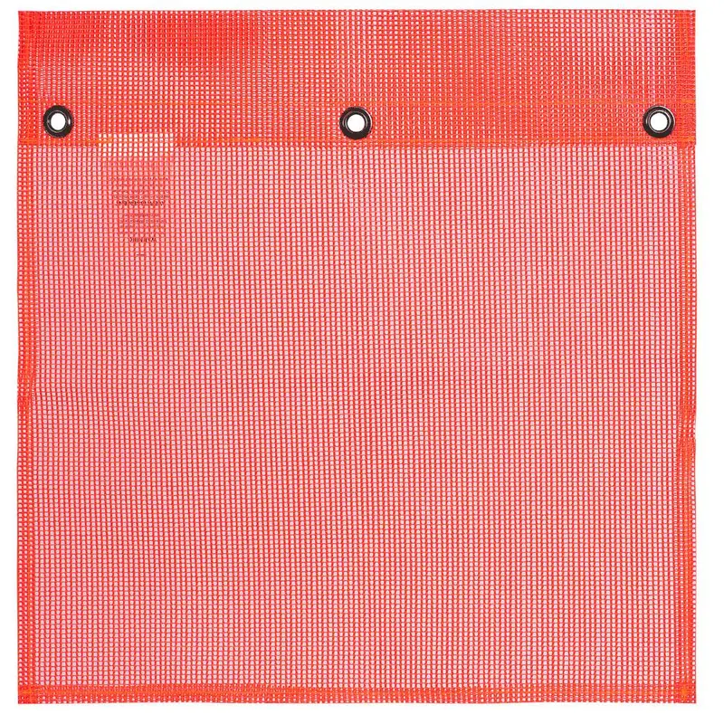 Pioneer Mesh Traffic Flag with Reinforced Grommets – Lightweight & Weather-Resistant (Models 367G, 368G)