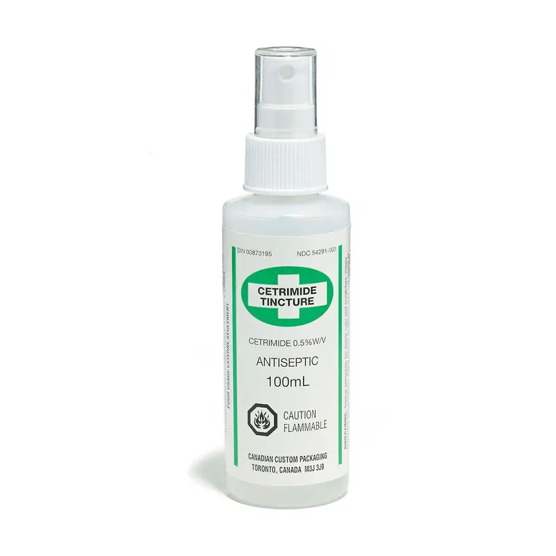 PIP Cetrimide Antiseptic Spray – 0.5% Solution, 100 mL Bottle, Skin Disinfectant