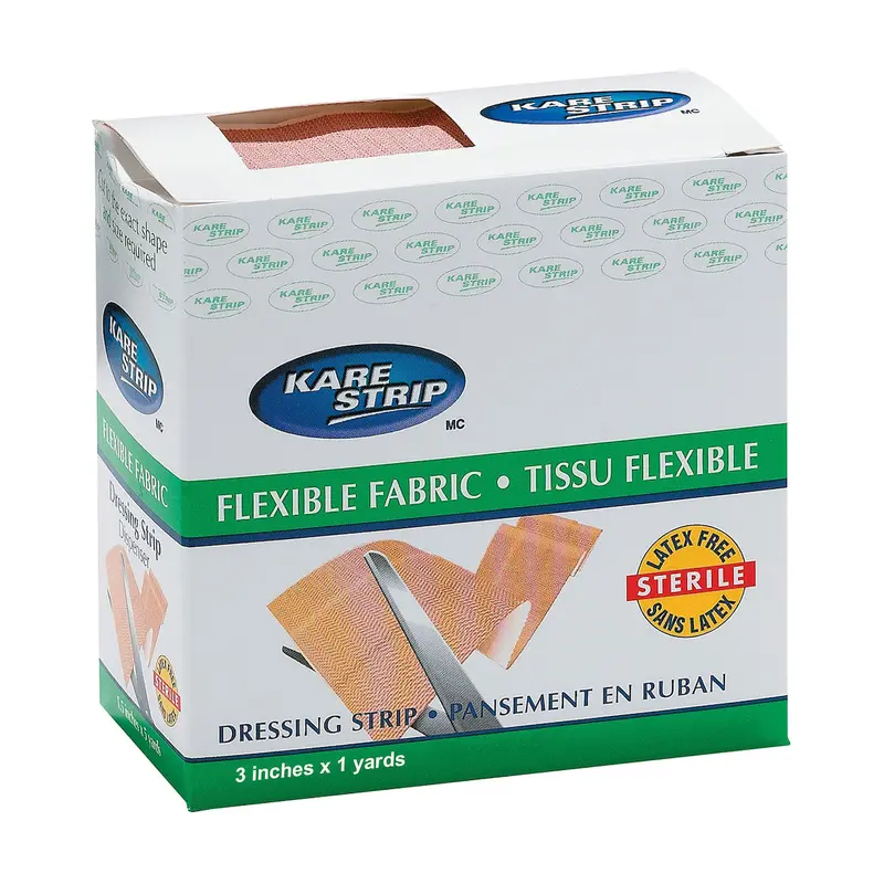 PIP Kare Flexible Elastic Dressing Strip – 3″ Width, Latex-Free, Conformable Wound Coverage