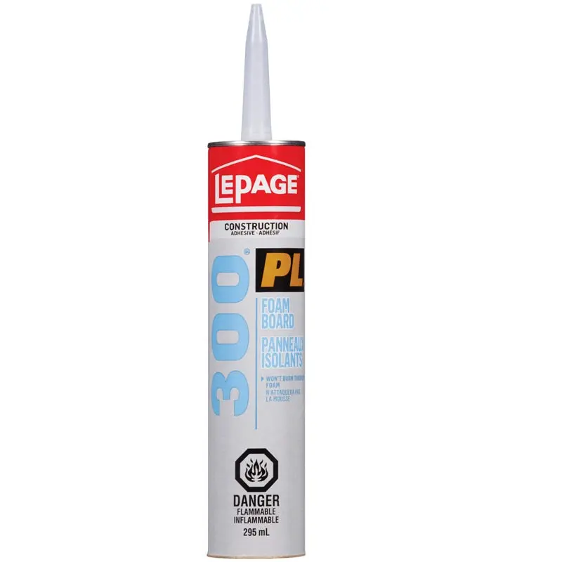 PL-300 FoamBoard Construction Adhesive – 295 mL Cartridge