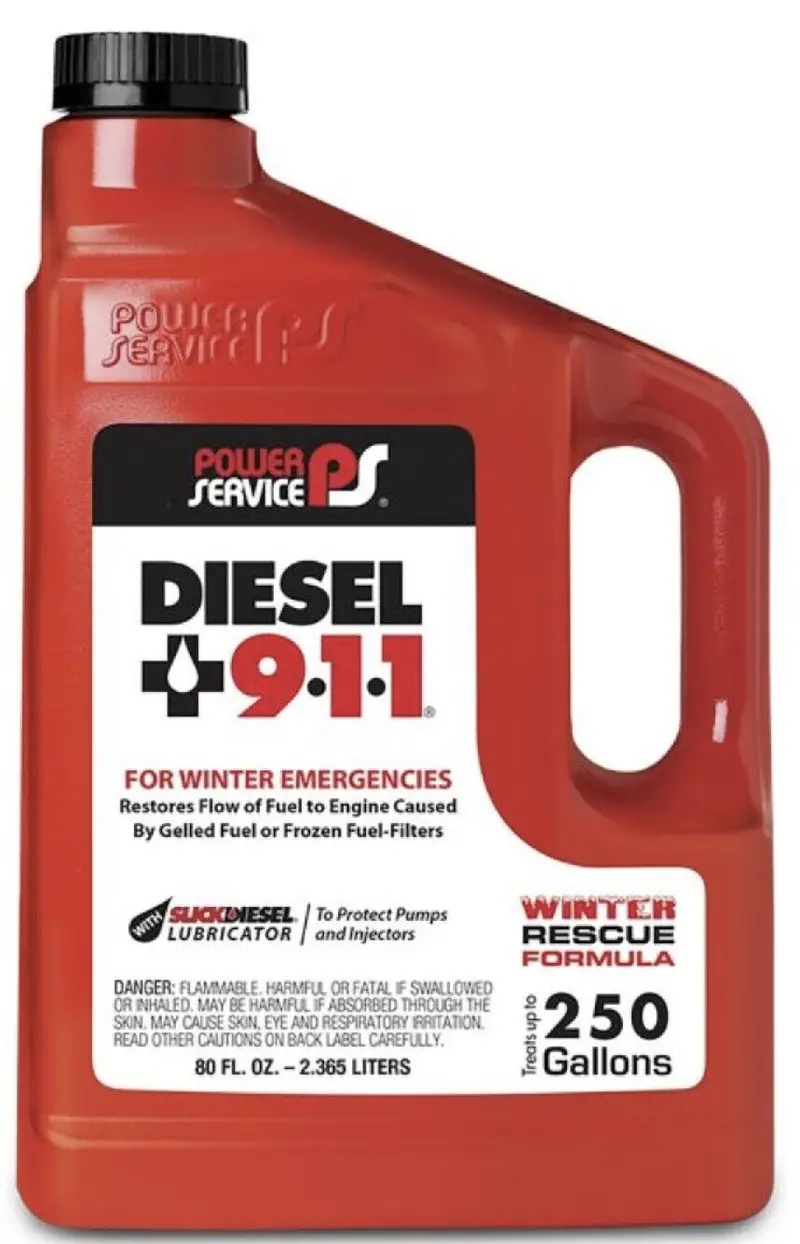 Power Service 8064 Diesel 911 Winter Formula Fuel Additive, 64 oz Bottle (2-Pack)