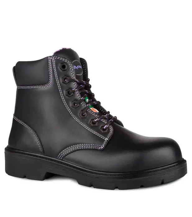 Prolady Women’s 5-Inch Safety Boots – Leather & Nubuck CSA-Compliant Design, A9233