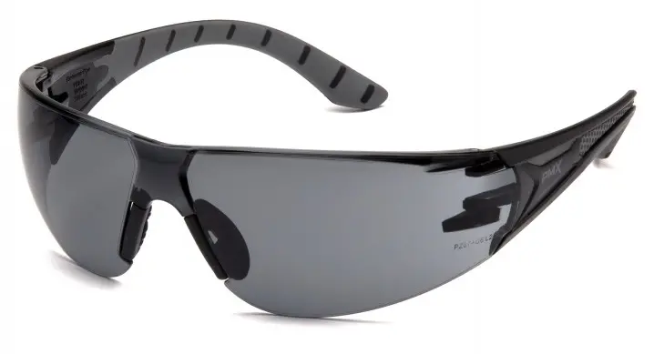 Pyramex Endeavor Plus Safety Glasses – Gray Anti-Fog H2X Lens, Black/Gray Temples (SBG9620ST)