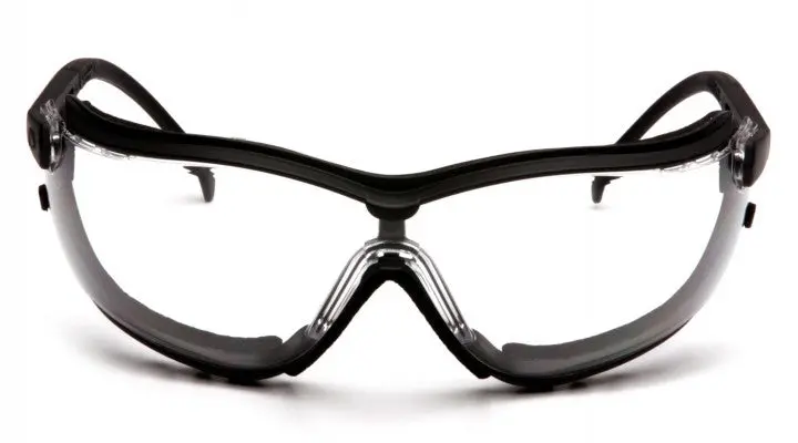 Pyramex V2G Goggles – Wide Field of View, Adjustable Strap, Anti-Fog Lens