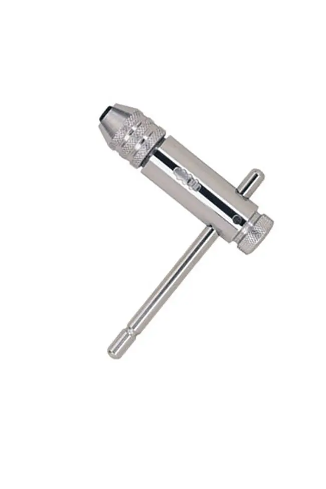 Ratchet Tap Wrench – Walter Surface Technologies #2 T-Handle Tap Holder with Quick-Release Ratchet, Model 02-W-200