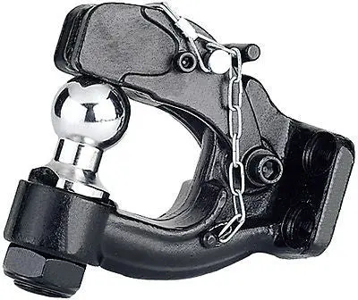 Reese 74116 Heavy-Duty 2-Inch Pintle Trailer Ball and Hook – 8-Ton Capacity