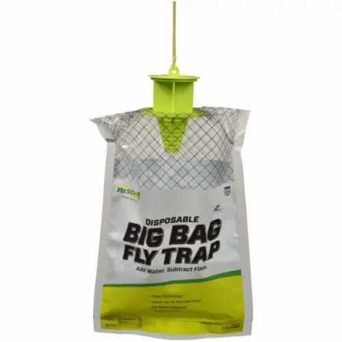 Rescue BFTD-DB12 Large Non-Toxic Disposable Fly Trap – Pack of 12
