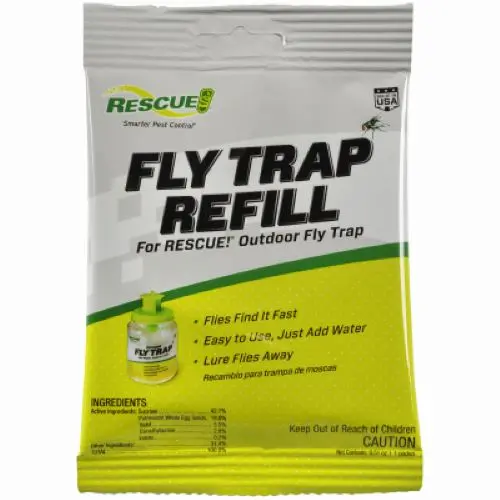 Rescue FTA-DB12 Fly Trap Refill Bait – Odorless, Targeted Attractant – Pack of 18
