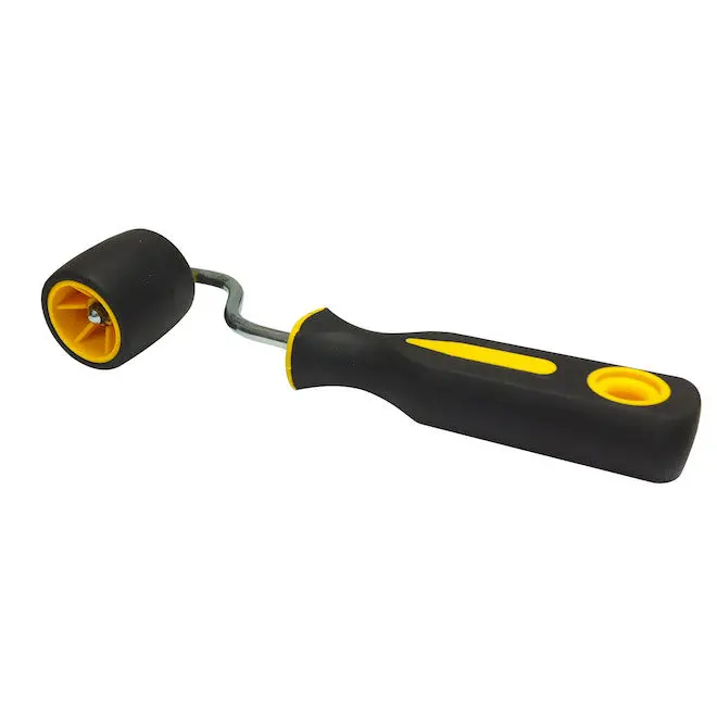 Richard 1.75-Inch Rubber Seam Roller – Dual-Color (Black/Yellow) Flooring Seam Press Tool, Model 11729