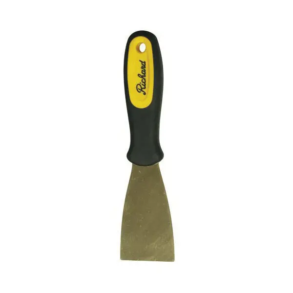 Richard 2″ Brass Putty Knife – Non-Marring Blade for Delicate Surfaces, Corrosion-Resistant (Rub-152)