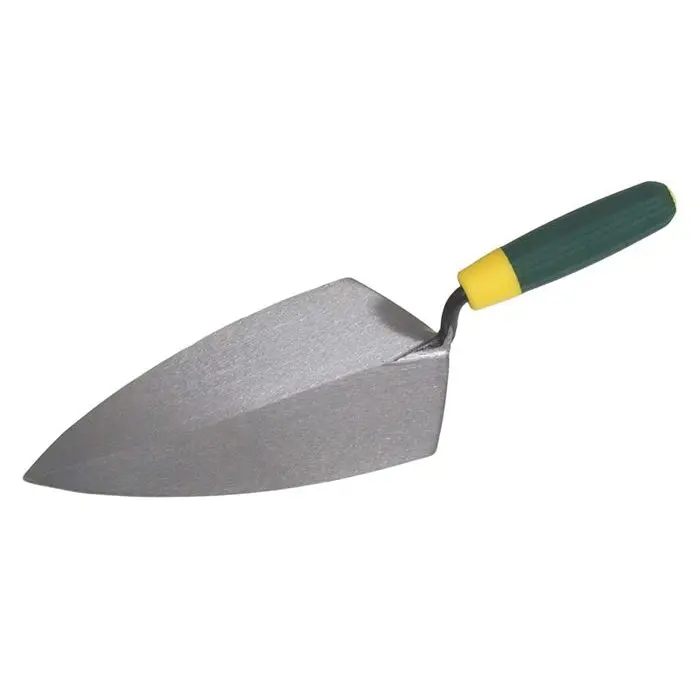 Richard Pointing Trowel – 10″ x 5″, High-Carbon Steel Blade, Rubber Handle for Masonry Detailing (BP-210)