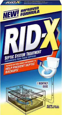 RID-X Septic System Treatment Powder – 9.8 oz, 12-Unit Value Pack