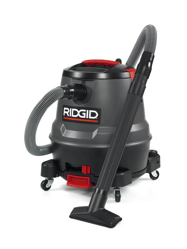 RIDGID 1250RV 12-Gallon Motor-on-Bottom Wet/Dry Vacuum – Rugged Portable Model, Model 50333