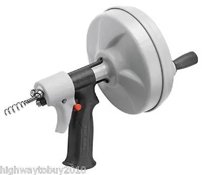 Ridgid 41348 Kwik-Spin Manual Handheld Drain Auger for Clog Removal