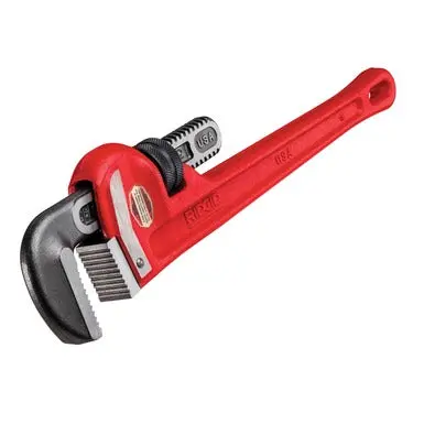 RIDGID Heavy-Duty Straight Pipe Wrenches – Classic Design for Maximum Leverage
