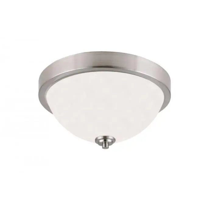 River Brushed Nickel 2-Light Flush-Mount Ceiling Light – Canarm IFM578A13BN