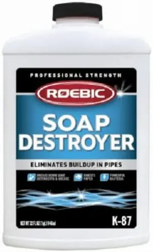 Roebic K-87SD-Q4 Bio-Enzyme Drain Opener & Septic Maintainer – 32 oz Bottle (Pack of 4)