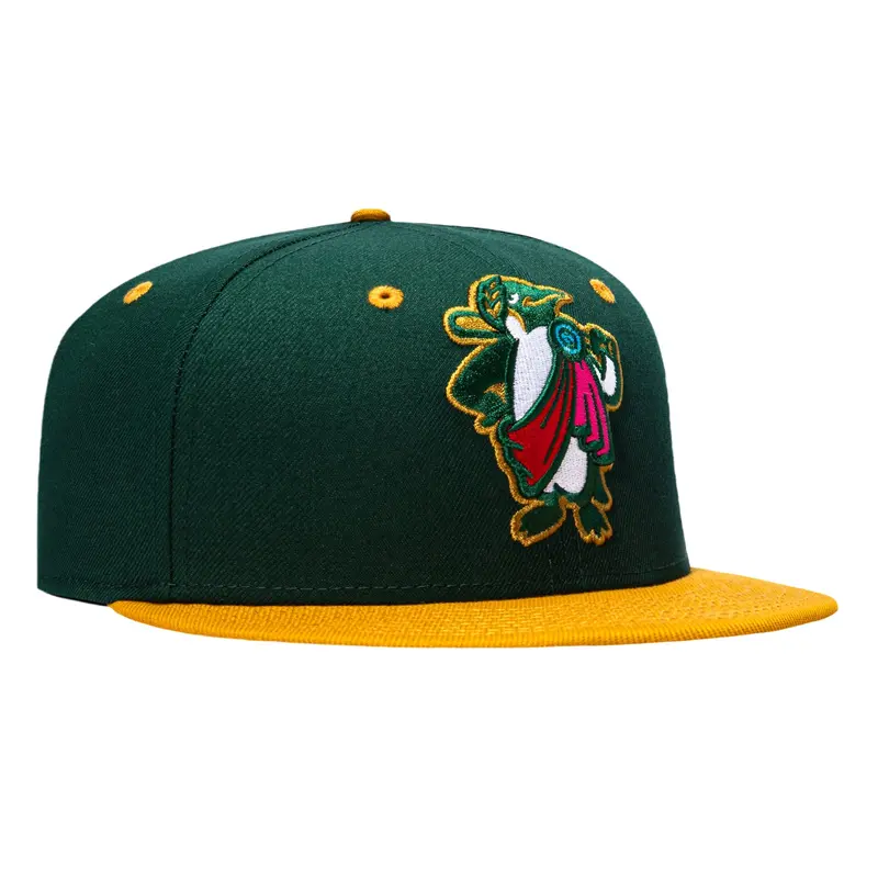 Rome Braves Green and Khaki 59Fifty Cap by New Era