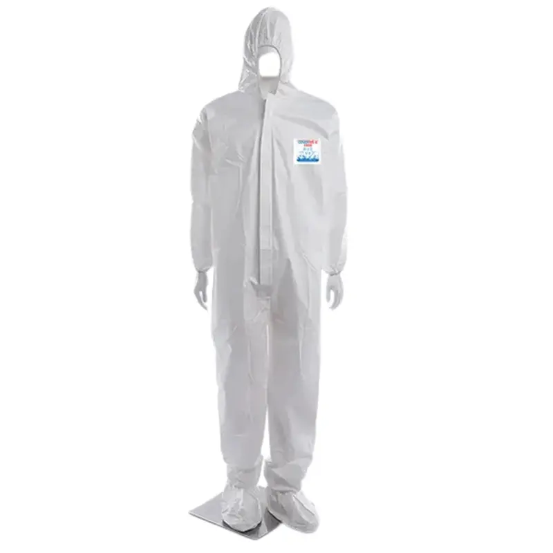 Ronco CoverMe™ XP 1800 Microporous Coverall – Type 5/6 Certified with Attached Boots, 40-551B