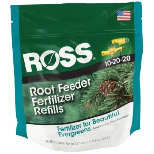 Ross 14266 Evergreen Acid Root Feeder Fertilizer Cartridges – 36-Pack Refill