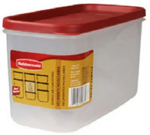 Rubbermaid 2168229 Racer Red 10-Cup Airtight Food Storage Containers – Set of 4