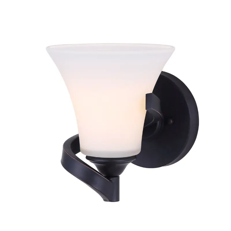 Rue Rubbed Antique Bronze Single-Light Vanity Sconce – Canarm IVL587A01RA