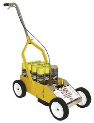 Rust-Oleum 2395000 Inverted Aerosol Paint Striping Machine – 12-Can Capacity