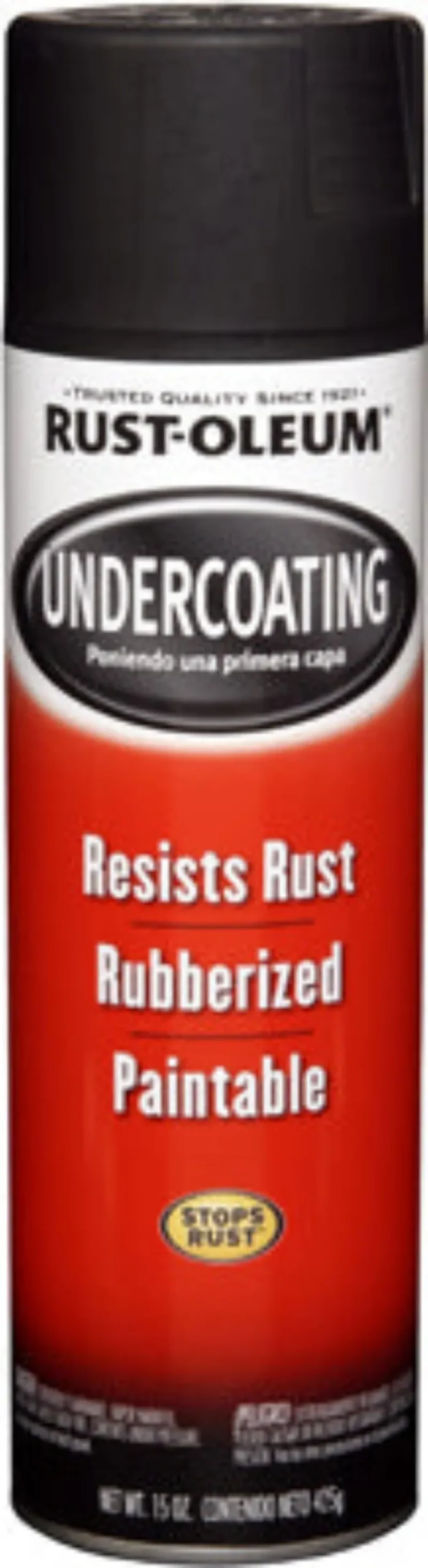 Rust-Oleum 248657 Black Rubberized Undercoating Spray – 15 oz Can