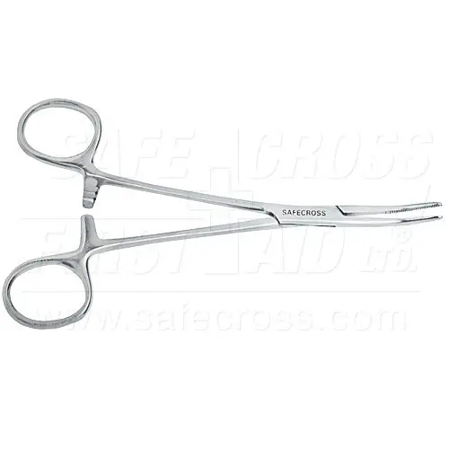 Safecross Curved Kelly Forceps – Precision Surgical Instrument, Stainless Steel