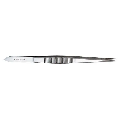 Safecross Precision Splinter Forceps – Fine-Tip, 4.5″ (11.4 cm) (19156)