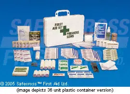 Safecross Section 9 Deluxe First Aid Kit – Nylon Soft Pack, Bulk Packaging, Model 50444B