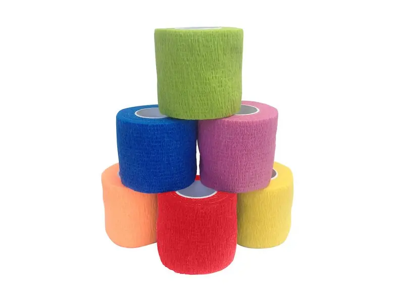 Safecross Tan Cohesive Self-Adhesive Bandage – 5.1 cm × 4.6 m, Flexible & Breathable