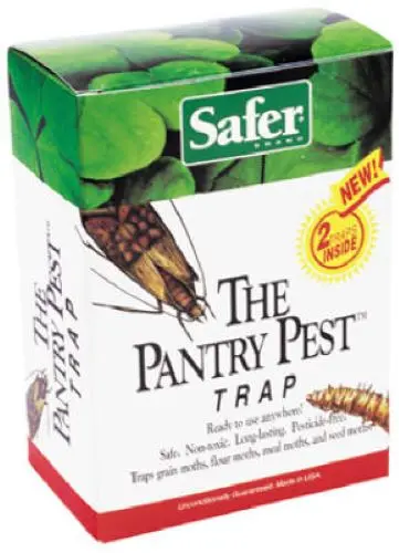 Safer 05140 Non-Toxic Pantry Pest Traps – 2-Pack (4 Total) for Moths & Food Pests