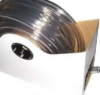 SAMAR 7003PTV Clear Vinyl PVC Tubing – 1/4″ ID × 3/8″ OD × 100′ (Pack of 4 Rolls)