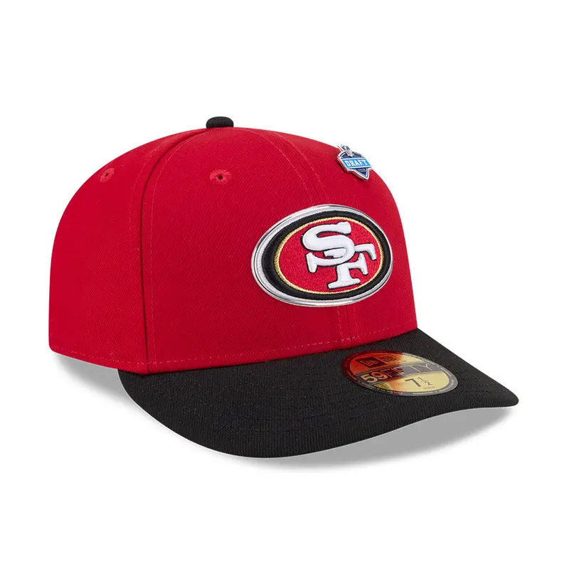 San Francisco 49ers 2026 NFL Draft Official 59Fifty Cap – Red & Black