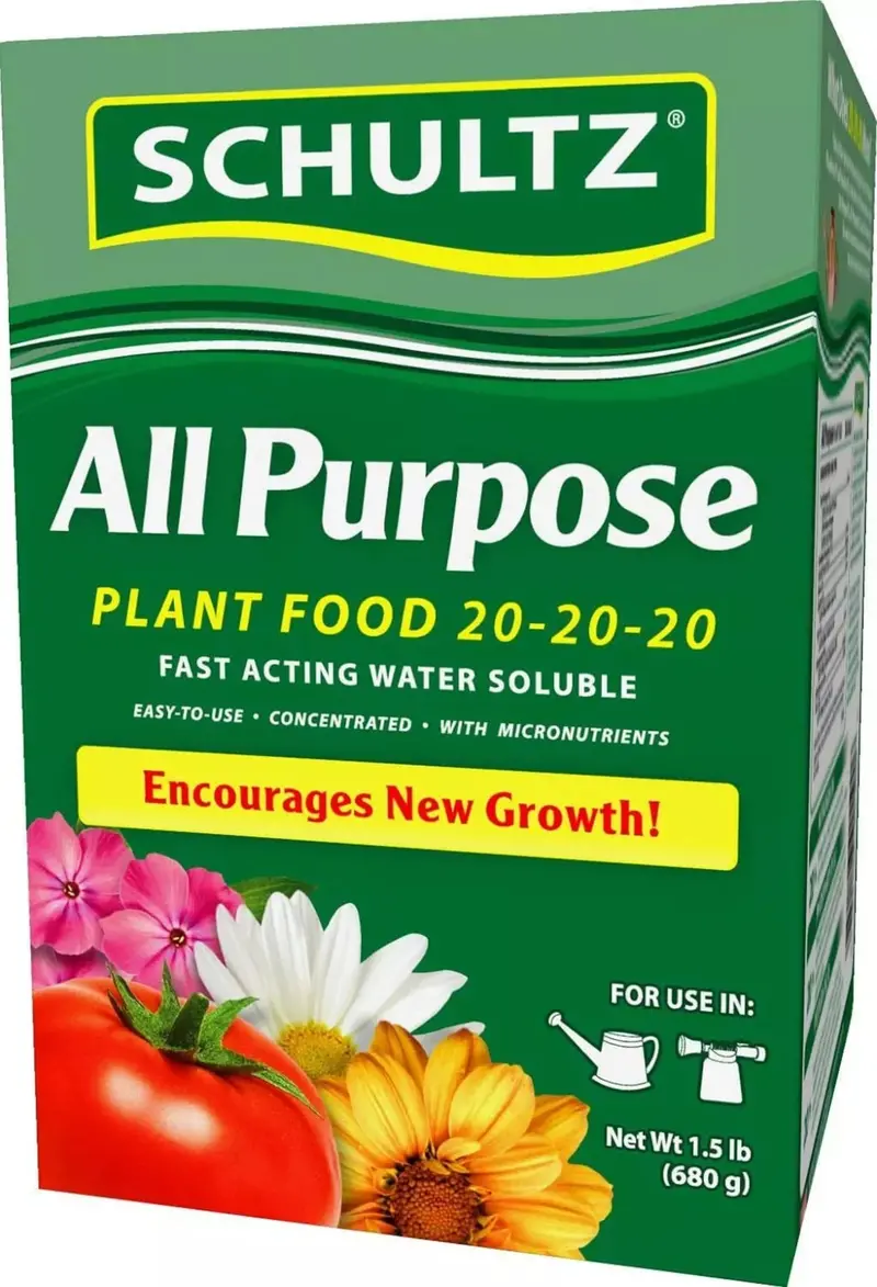 Schultz All-Purpose Water-Soluble Plant Food – 1.5 lb (20-20-20), SPF70680