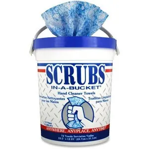 Scrubs-in-a-Bucket® Foaming Hand Cleaner Towels – 6-Pack Case (DC422)