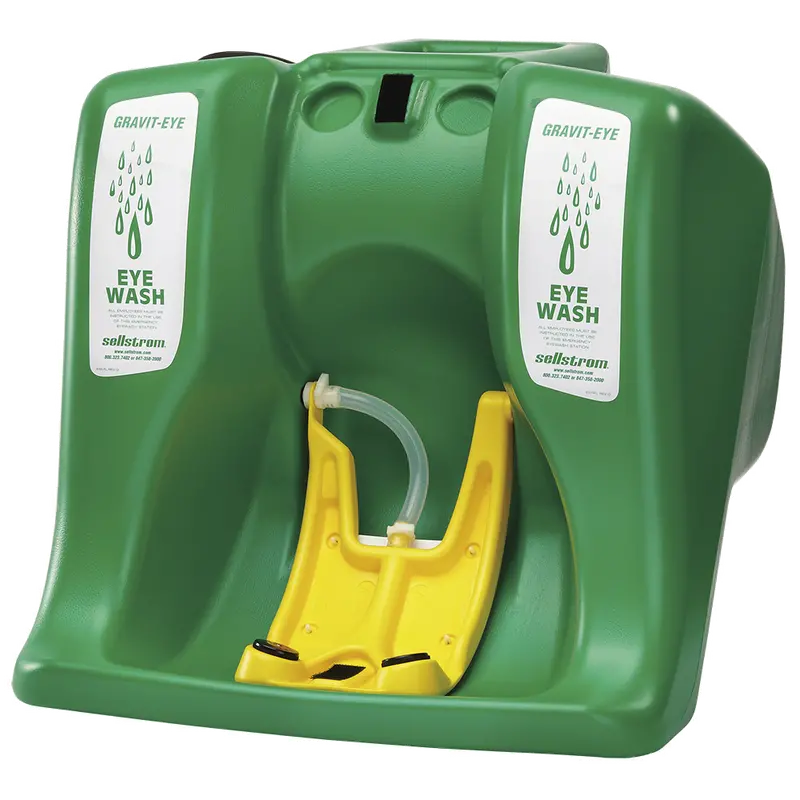 Sellstrom Gravit-Eye™ Portable Eyewash Station – 16-Gallon Gravity-Fed Unit (S90320)