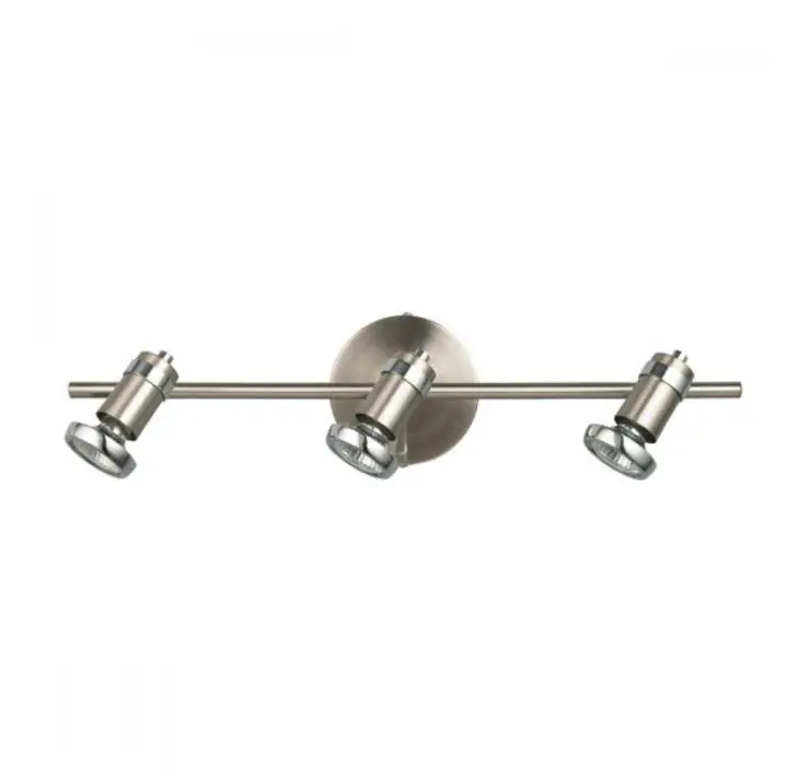 SHAY 3-Light Track Light with Brushed Pewter and Chrome Finish – Canarm IT391A03BCH10